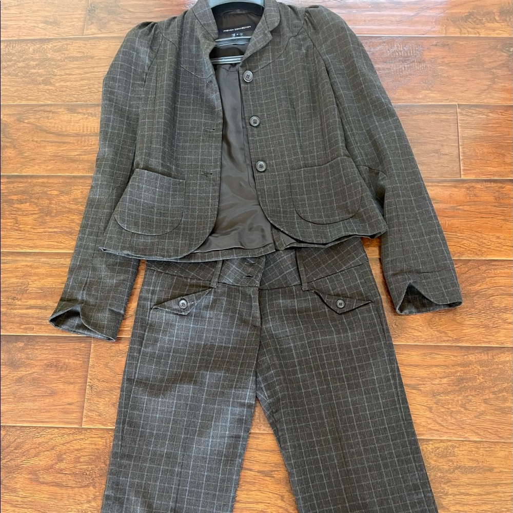 French connection blazer and pants size 4